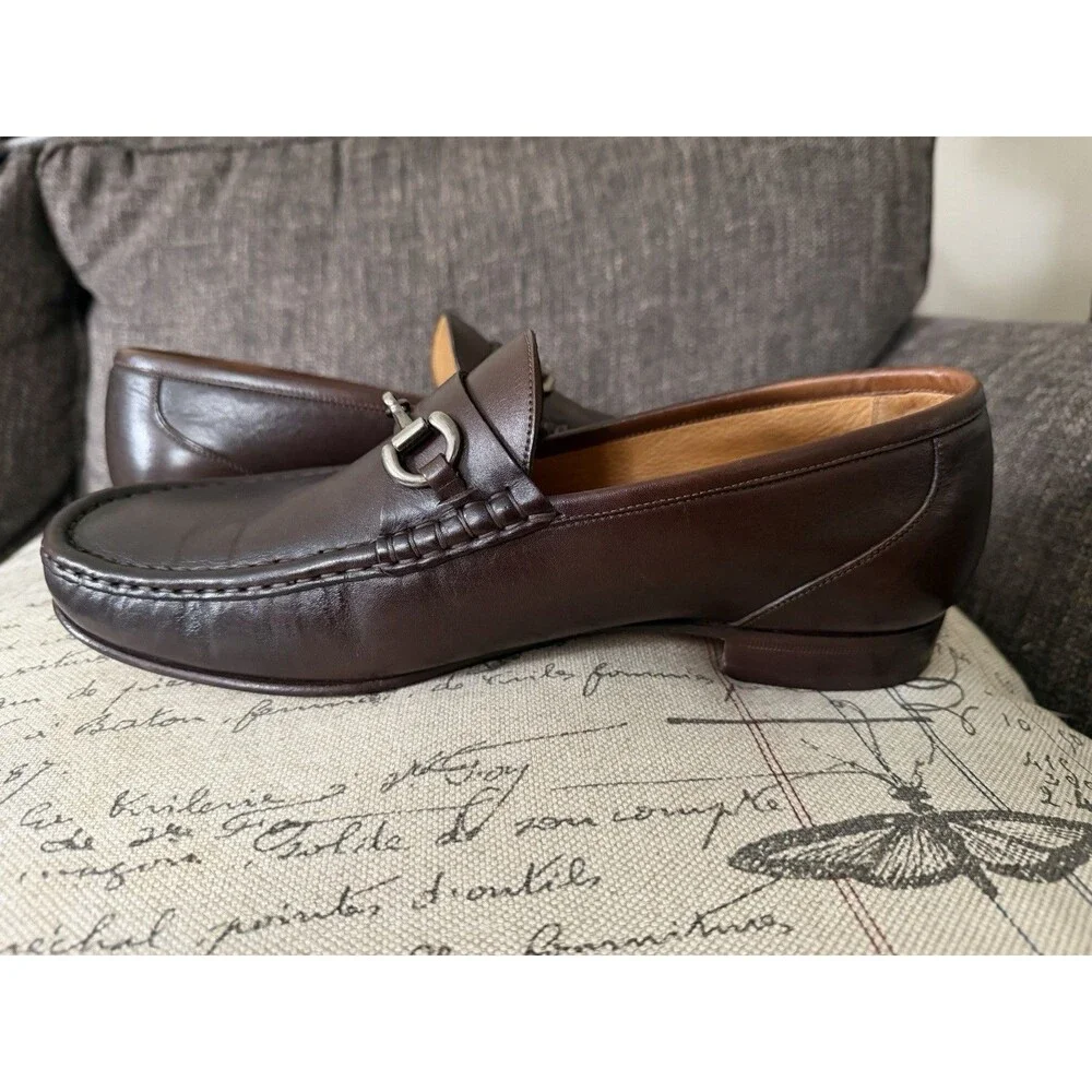 Beckett Simonon Beaumont Horsebit Loafers Men's 11 Brown Leather Blake Stitch